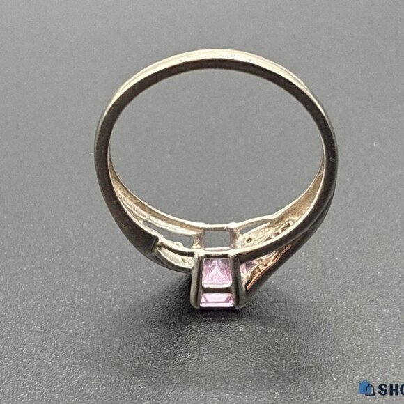 10K White Gold Semi-Precious Ring - Size 7==1.95 GRAMS== - Picture 11 of 12